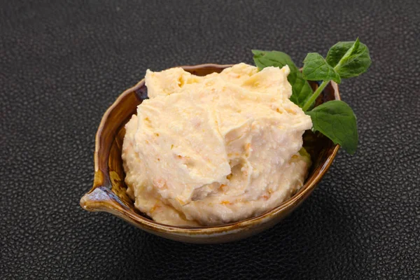 Quark mit trockener Aprikose — Stockfoto