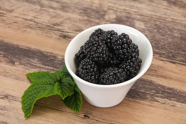 Sweet tasty ripe Blackberry heap — Stock Photo, Image