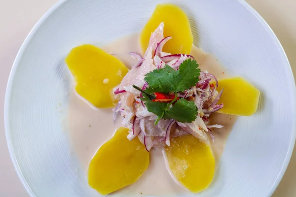 Ceviche con pollock — Foto de Stock