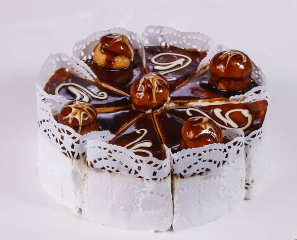 Delicatissima torta al cioccolato — Foto Stock