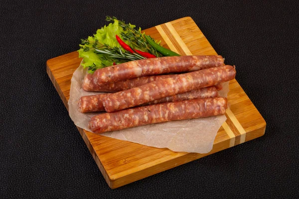 Pork sausages for grill — Stock Photo, Image