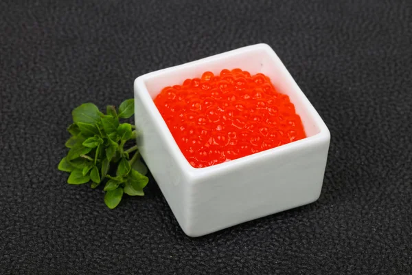 Caviar rojo de lujo —  Fotos de Stock