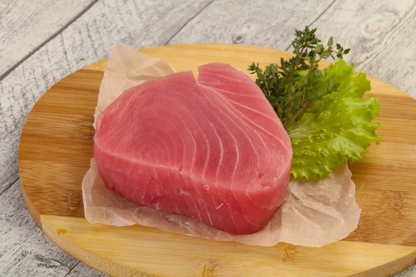 Filete de atún crudo — Foto de Stock
