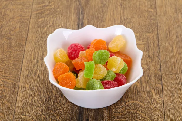 Słodkie owoce kandyzowane — Zdjęcie stockowe
