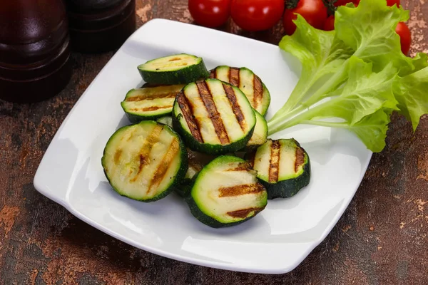 Vegan cuisine - grilled zucchini