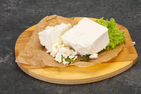 Griekse traditionele feta zachte kaas — Stockfoto