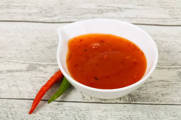 Sladké a pikantní chilli omáčka — Stock fotografie