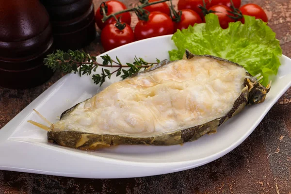 Wolffish biftek pişmiş