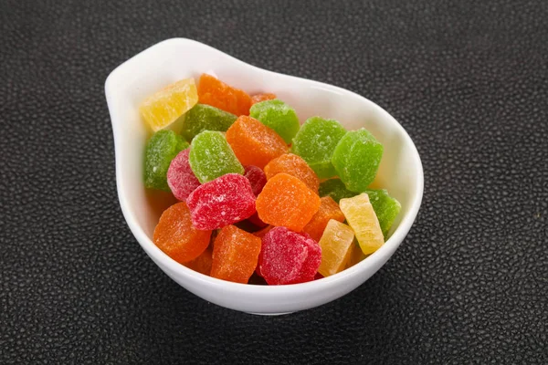 tatlı meyve şekerlenmiş