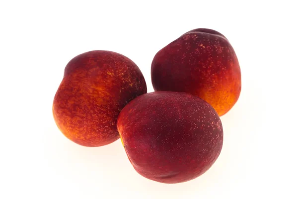 Dulces sabrosos maduros pocas nectarinas — Foto de Stock