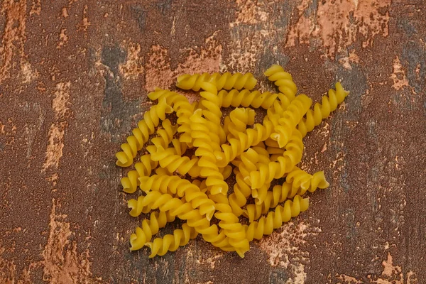 Raw Raw fusilly Italian pasta — Stock Photo, Image