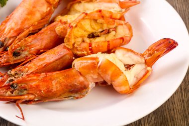 Izgara kaplan karides