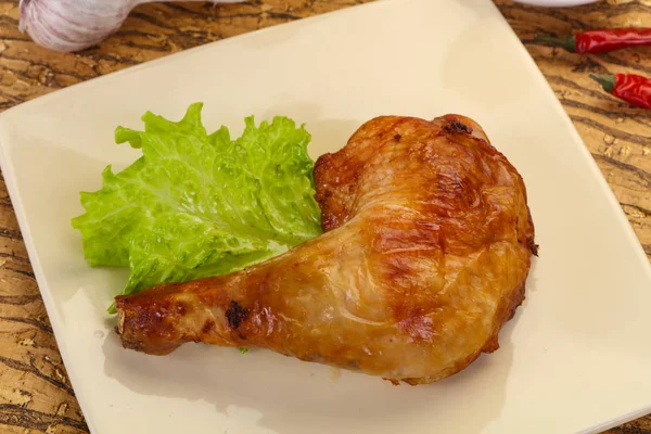 Coscia di pollo arrosto — Foto Stock