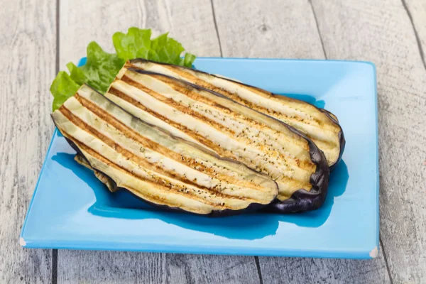 Melanzane alla griglia nella ciotola — Foto Stock