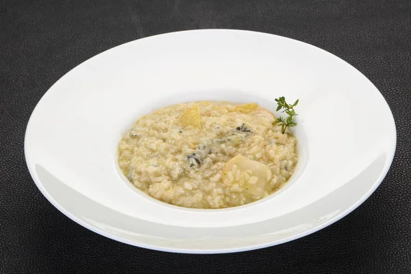 Risotto med päron och Gorgonzola — Stockfoto