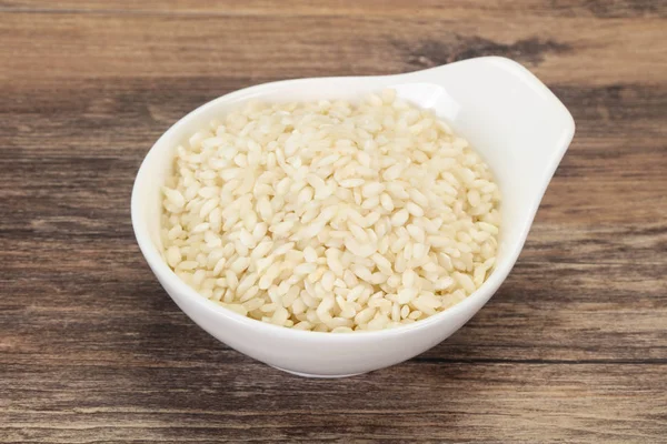 Arroz de Arborio de risoto italiano — Fotografia de Stock