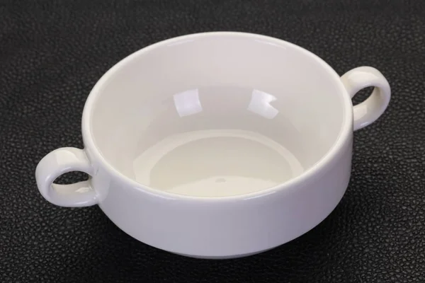 Cuenco de porcelana blanca — Foto de Stock