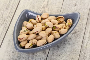 Fıstıklı fındık yığını