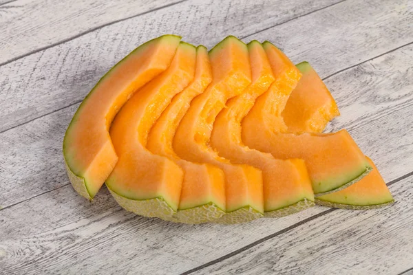 Sliced tasty sweet sliced melon