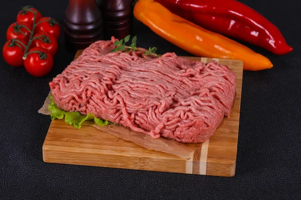 Raw turkey minced meat — Stock Photo, Image