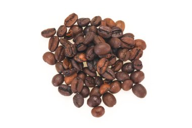Pişirme için kavrulmuş kahve çekirdekleri