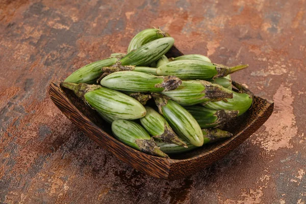 Green asian eggplant — Stock Photo, Image