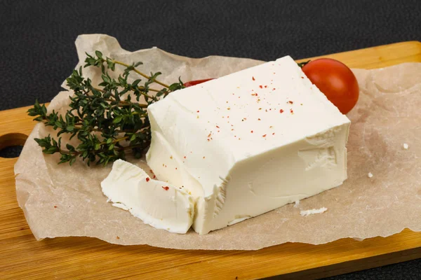 Traditioneller Feta-Käse — Stockfoto