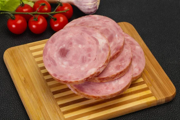 Presunto natural feito de carne de porco — Fotografia de Stock