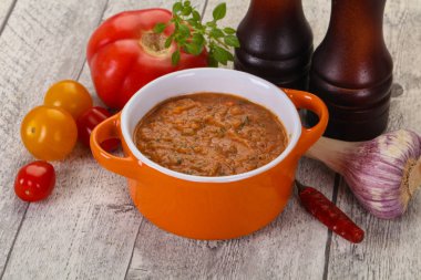 Ünlü Ispanyol Gazpacho domates çorbası