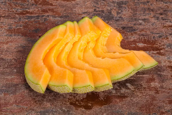 Sliced tasty sweet sliced melon