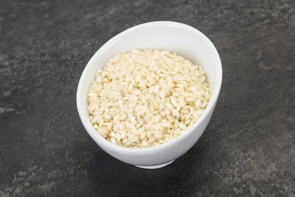 Arroz de Arborio de risoto italiano — Fotografia de Stock