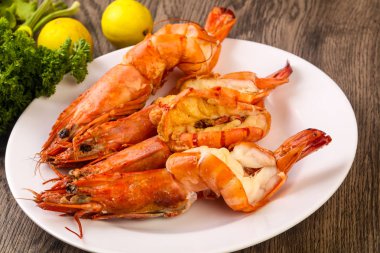 Izgara kaplan karides