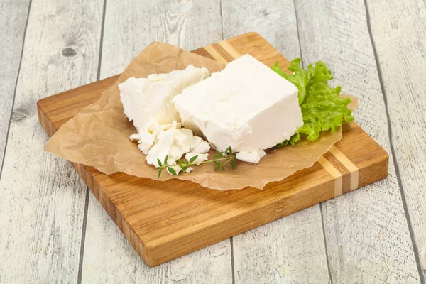 Grecki tradycyjny feta miękki ser — Zdjęcie stockowe