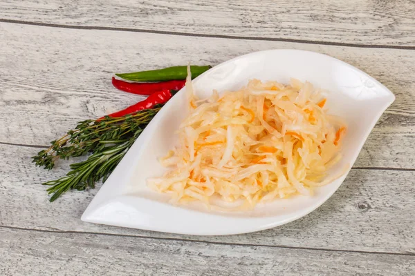 Pickled cabbage - sauerkraut — Stock Photo, Image