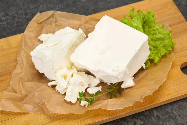 Feta tradizionale greca formaggio morbido — Foto Stock