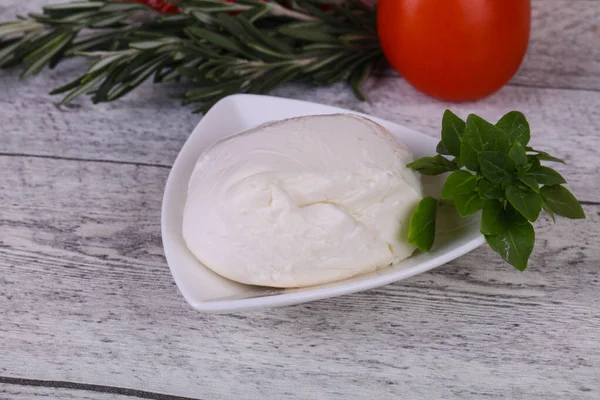 Italian Mozzarella cheese ball — Stock Photo, Image