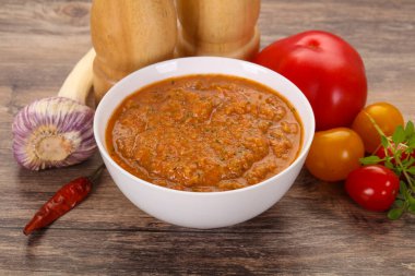 Ünlü Ispanyol Gazpacho domates çorbası