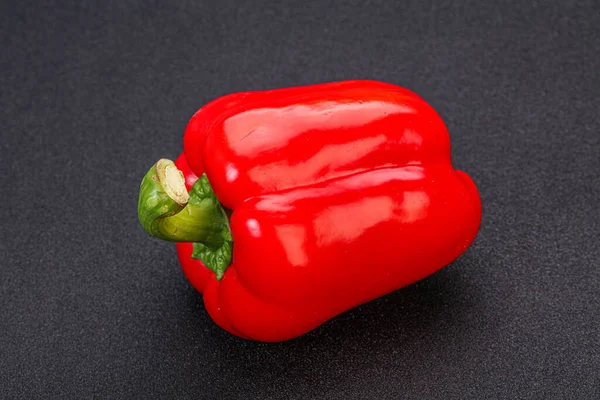 Red Bell Pepper Érett Lédús Friss — Stock Fotó