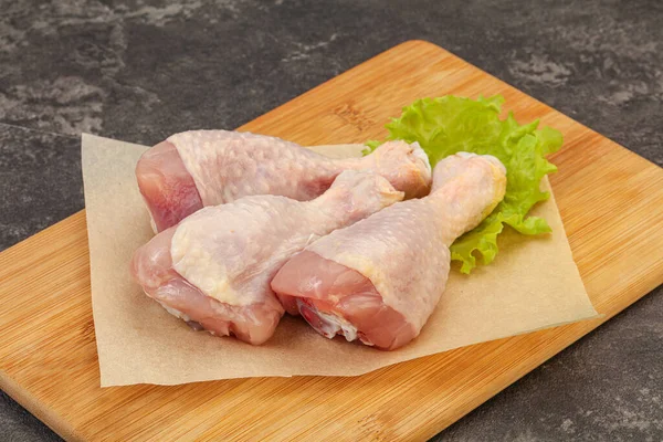 Ayam Mentah Paha Ayam Siap Untuk Dimasak — Stok Foto