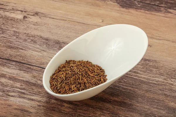 Aroma Cuisine Dry Zeera Seeds Bowl — Stock Photo, Image