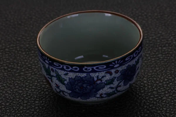 Prázdný Čínský Šálek Čaj — Stock fotografie