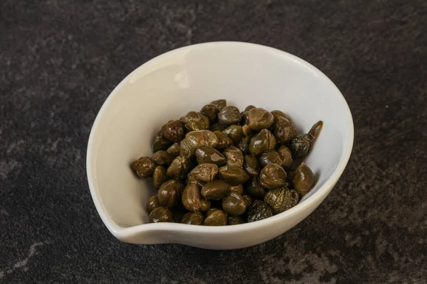 Tasty Marinated Capers Bowl — Stock Photo, Image