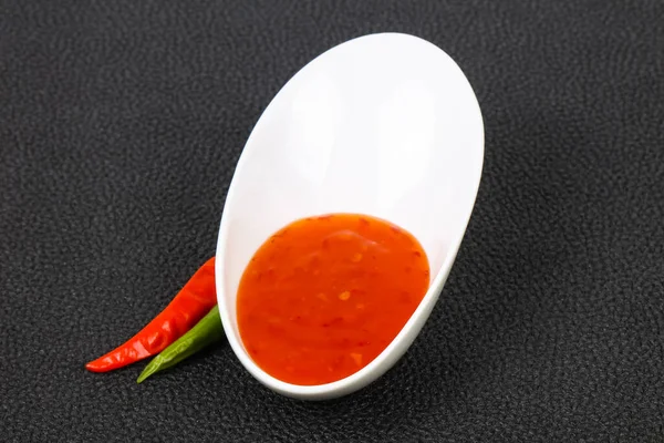 Sweet Spicy Chilli Sauce Bowl — Stock Photo, Image