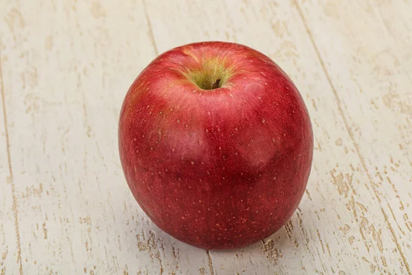 Single Red Sweet Tasty Apple Fruit — Stock Photo, Image