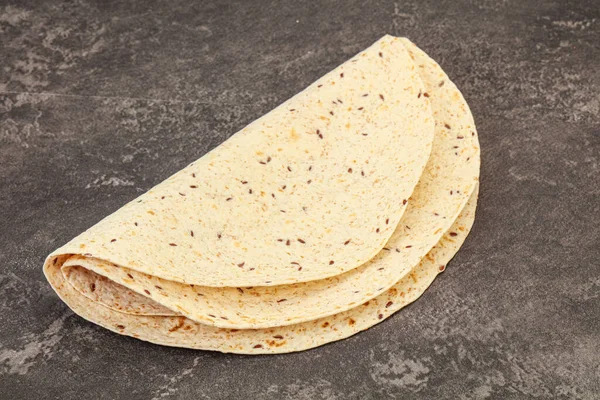 Μεξικάνικη Κουζίνα Tortilla Χοντρό Ψωμί Δημητριακά — Φωτογραφία Αρχείου