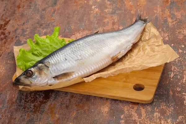 Peixe Arenque Salgado Pronto Para Comer — Fotografia de Stock