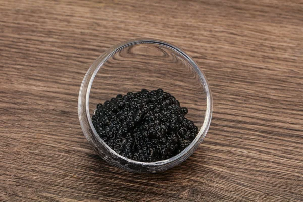 Lujo Lucha Contra Pescado Caviar Negro Tazón — Foto de Stock