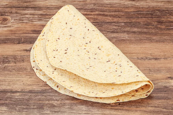 Mexican Cuisine Tortilla Thick Bread Cereal — Stock Photo, Image
