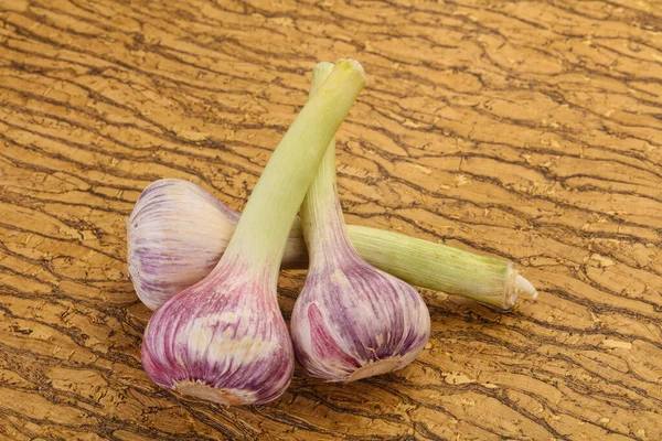 Taze Aromalı Sarımsak Yığını — Stok fotoğraf