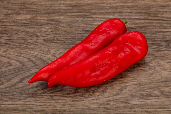 Ripe Juicy Red Ramiro Pepper Ready Cooking — Stock Photo, Image